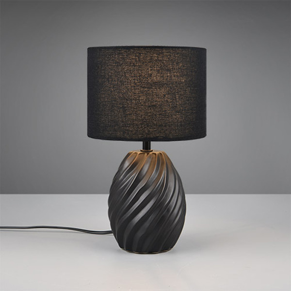 LED Tafellamp E14 | Melva | Rond | Zwart | IP20 | Trio Lighting LTR00504 - 3