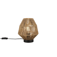 LED Tafellamp E27 | Miki | Rond | Bruin | IP20 | Trio Lighting LTR00769