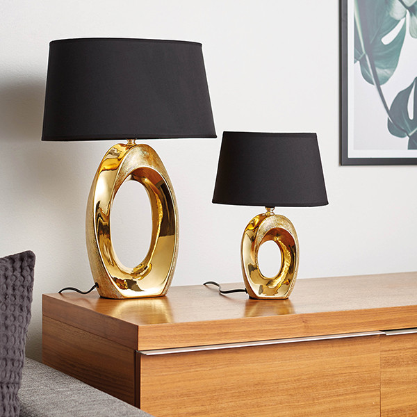 LED Tafellamp E27 | Taba | Rond | Goud | IP20 | Trio Lighting LTR00786 - 2