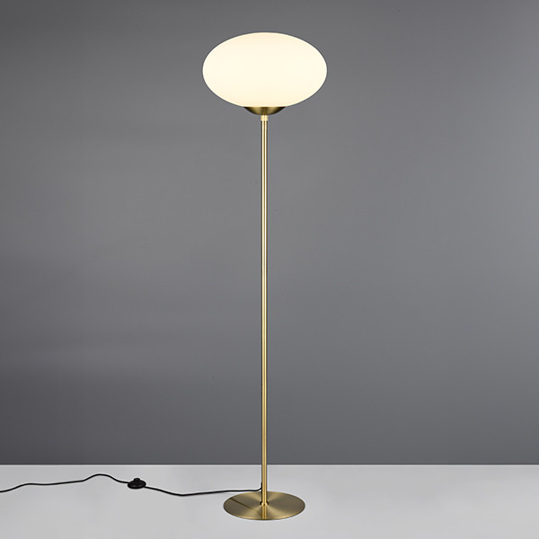 Trio LED Vloerlamp | Fomento | Rond | Messing | IP20 | Trio Lighting  LTR00610 - 1