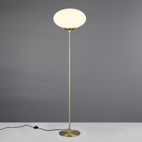 Trio LED Vloerlamp | Fomento | Rond | Messing | IP20 | Trio Lighting  LTR00610