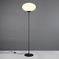 Trio LED Vloerlamp | Fomento | Rond | Zwart | IP20 | Trio Lighting  LTR00611