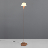 Trio LED Vloerlamp | Glenn | Rond | Koffie | IP20 | Trio Lighting  LTR00532