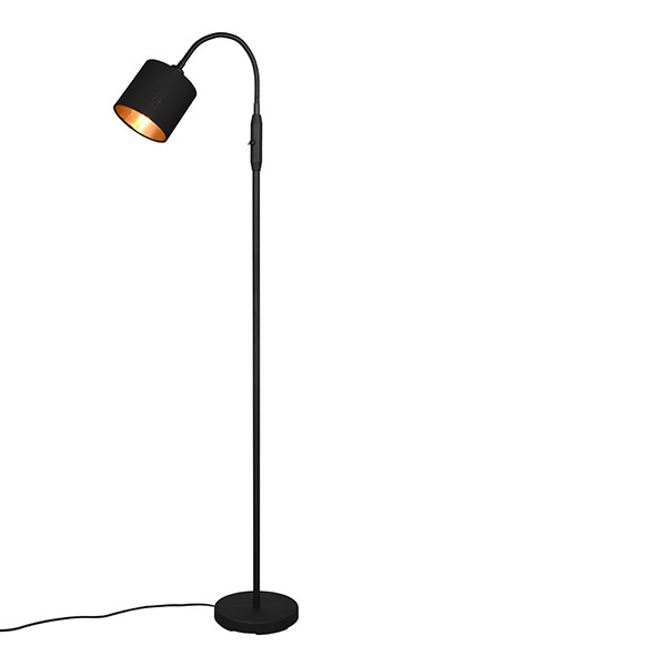 LED Vloerlamp E14 | Tommy | Rond | Zwart-goud | IP20 | 1 spot | Trio Lighting LTR00771 - 1