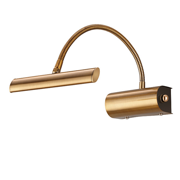 LED Wandlamp | Curtis | Messing | IP20 | Flexibel | Trio Lighting LTR00760 - 1