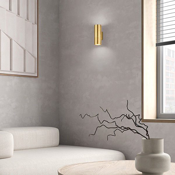 LED Wandlamp GU10 | Cleo | Up & Down | Goud | IP20 | Trio Lighting LTR00742 - 4