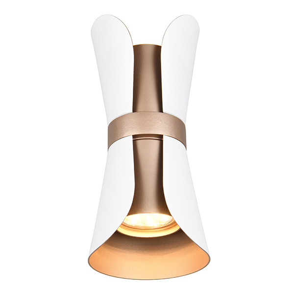 LED Wandlamp GU10 | Coat | Up & Down | Wit-goud | IP20 | Trio Lighting LTR00758 - 4
