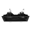 Led inbouwspot | Rechthoek | Kenai | Zwart | 2x GU10 | Ø 165mm | IP20 LTR00871 - 2