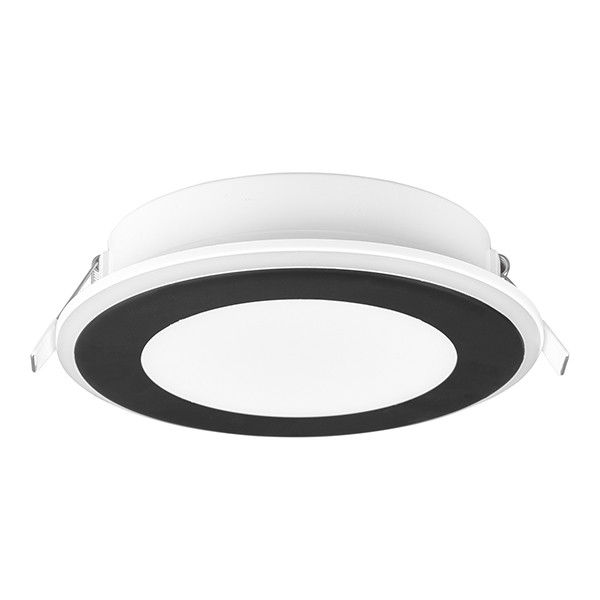 Led inbouwspot | Rond | Aura | Zwart | Ø 148mm | 3000K | IP65 | 10W LTR00887 - 1