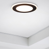 Led inbouwspot | Rond | Aura | Zwart | Ø 148mm | 3000K | IP65 | 10W LTR00887 - 2