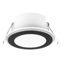 Led inbouwspot | Rond | Aura | Zwart | Ø 82mm | 3000K | IP65 | 5W LTR00886
