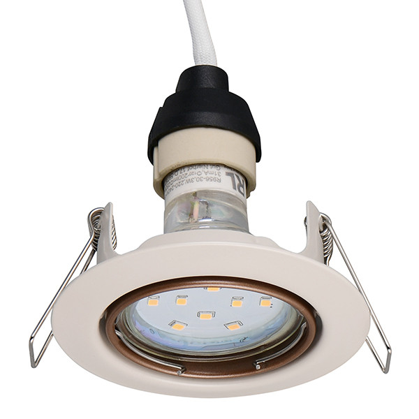 Led inbouwspot | Rond | Jura | Mokka | GU10 | Ø 68mm | IP20 LTR00865 - 4