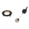 Led inbouwspot | Rond | Jura | Zwart/Goud | GU10 | Ø 68mm | IP20 LTR00863 - 6