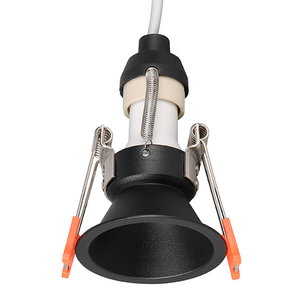Led inbouwspot | Rond | Meratus | Zwart | GU10 | Ø 55mm | IP44 LTR00873 - 6