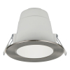 Led inbouwspot | Rond | Virunga | Nikkel | Ø 95mm | 2300-3000-4000K | IP44 | 6W LTR00874 - 1