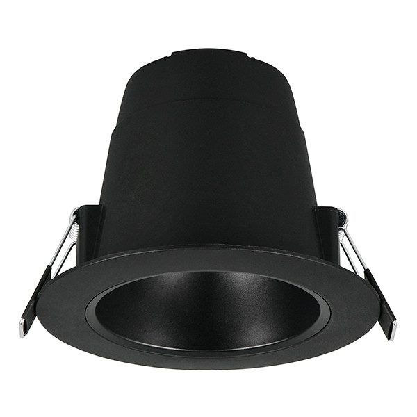 Led inbouwspot | Rond | Virunga | Zwart | Ø 95mm | 2300-3000-4000K | IP44 | 6W LTR00876 - 1