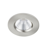 Trio Led inbouwspot | Rond | Zagros | Nikkel | Dimbaar | Ø 72mm | IP65 | 5.5W  LTR00030