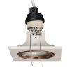 Led inbouwspot | Vierkant | Jura | Mokka | GU10 | Ø 68mm | IP20 LTR00864 - 3