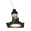 Led inbouwspot | Vierkant | Jura | Zwart/Goud | GU10 | Ø 68mm | IP20 LTR00862 - 2