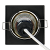 Led inbouwspot | Vierkant | Jura | Zwart/Goud | GU10 | Ø 68mm | IP20 LTR00862 - 5