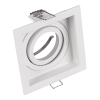 Led inbouwspot | Vierkant | Kenai | Wit | GU10 | Ø 85mm | IP20 LTR00868 - 3
