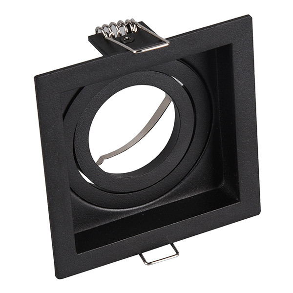 Led inbouwspot | Vierkant | Kenai | Zwart | GU10 | Ø 85mm | IP20 LTR00869 - 3