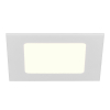 Led inbouwspot | Vierkant | Kibo | Wit | Ø 108mm | 3000-4000-6000K | IP20 | 4W LTR00878 - 2