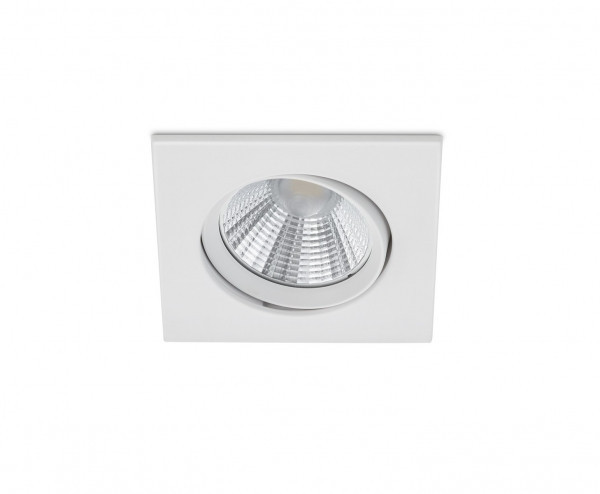 Trio Led inbouwspot | Vierkant | Pamir | Wit | Dimbaar | Ø 72mm | 5.5W  LTR00072 - 1