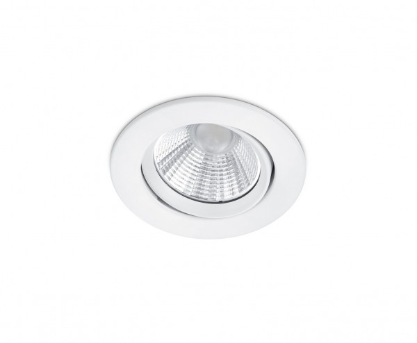 Trio Led inbouwspot Pamir rond dimbaar 5,5W (Trio, Mat wit, 1 stuk)  LTR00076 - 1