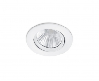 Trio Led inbouwspot Pamir rond dimbaar 5,5W (Trio, Mat wit, 1 stuk)  LTR00076