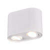 Trio Led opbouwspot | Ovaal | Cookie | Wit | 2x GU10 fitting  LTR00145 - 1