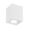 Trio Led opbouwspot | Vierkant | Biscuit | Wit | GU10 fitting