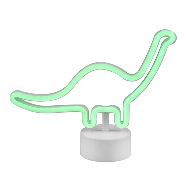 Neon Dino | Oplaadbaar en batterij | Groen | 1.6W  | Trio Lighting LTR00793 - 1