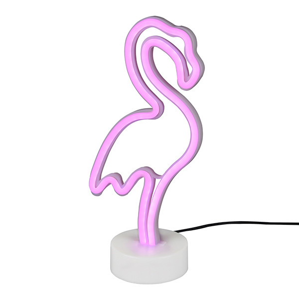 Neon Flamingo | Oplaadbaar en batterij | Roze | 1.5W  | Trio Lighting LTR00794 - 1