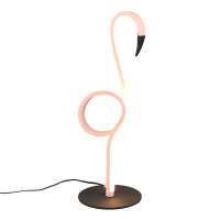 Neon Flamingo | Pastel roze | 6W  | Snoerschakelaar | Trio Lighting LTR00795