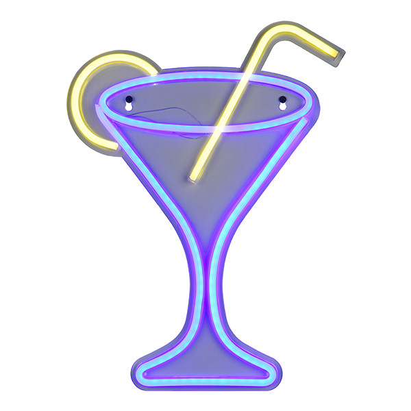 Neon Wandlamp Cocktail | Blauw | 5W  | Trio Lighting LTR00801 - 3