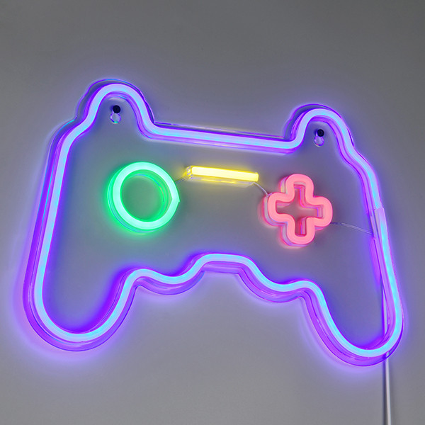 Neon Wandlamp Game | Blauw | 2W  | Trio Lighting LTR00799 - 3