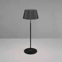 Trio Oplaadbare tafellamp | Suarez | 3000K | IP44 | 1.5W | Zwart | Trio Lighting  LTR00445