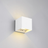 Oplaadbare wandlamp met beweging & schemersensor | Talent | Vierkant | 3000K | IP44 | Wit | Trio Lighting LTR00414 - 1