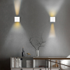 Oplaadbare wandlamp met beweging & schemersensor | Talent | Vierkant | 3000K | IP44 | Wit | Trio Lighting LTR00414 - 6