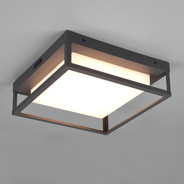 Trio Plafondlamp buiten | Witham | 2300-3000-4000K | Antraciet | IP54 | 14W  LTR00386 - 1