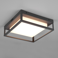 Trio Plafondlamp buiten | Witham | 2300-3000-4000K | Antraciet | IP54 | 14W  LTR00386