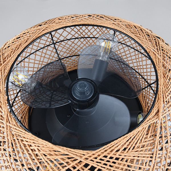 Trio Plafondventilator E27 | Lillesand | Ø 50 cm | Bruin | Trio Lighting  LTR00732 - 3