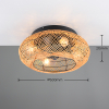 Trio Plafondventilator E27 | Lillesand | Ø 50 cm | Bruin | Trio Lighting  LTR00732 - 7