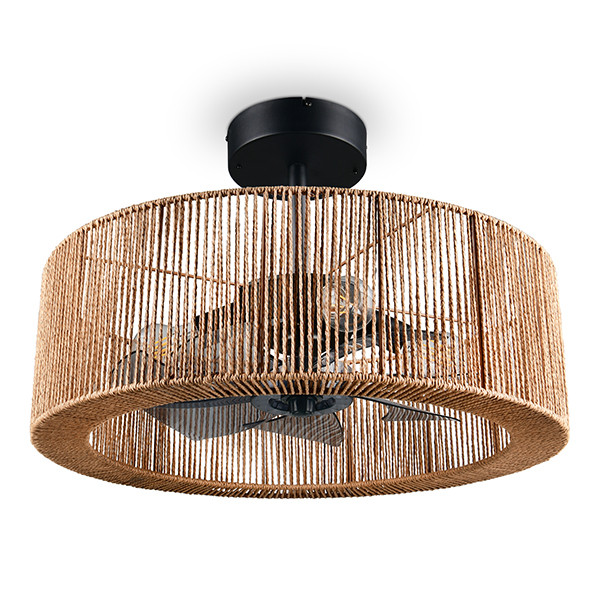 Plafondventilator E27 | Smillum | Ø 61 cm | Bruin | Trio Lighting LTR00737 - 3