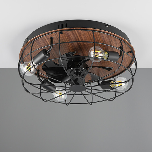 Trio Plafondventilator E27 | Trondheim | Ø 48 cm | Hout | Trio Lighting  LTR00731 - 2