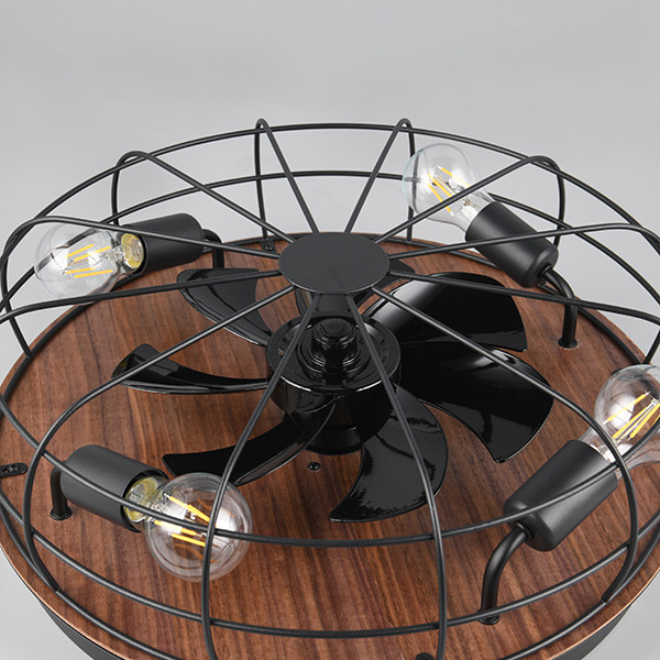 Trio Plafondventilator E27 | Trondheim | Ø 48 cm | Hout | Trio Lighting  LTR00731 - 3