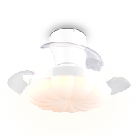 Plafondventilator met LED lamp | Boras | Ø 60 cm | 2700-6500K | Inklapbare bladen | Wit | 22W | Trio Lighting LTR00848