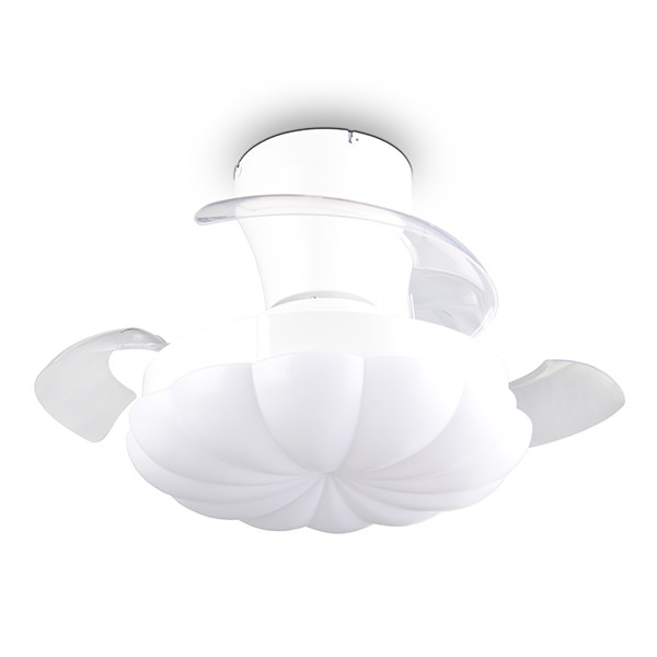Plafondventilator met LED lamp | Boras | Ø 60 cm | 2700-6500K | Inklapbare bladen | Wit | 22W | Trio Lighting LTR00848 - 4