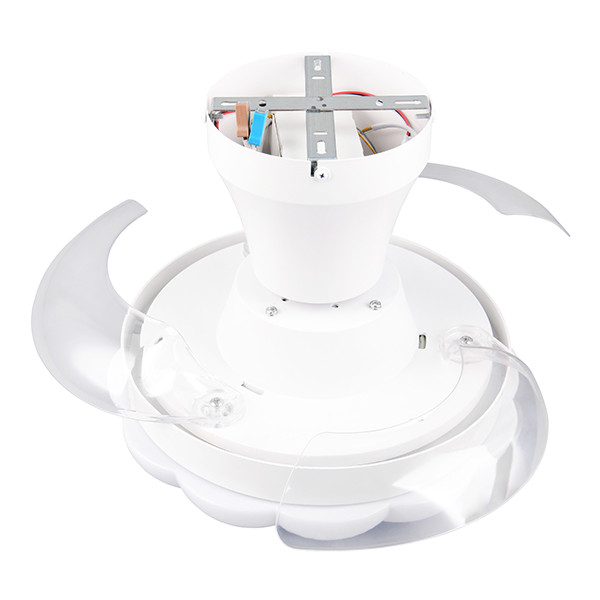Plafondventilator met LED lamp | Boras | Ø 60 cm | 2700-6500K | Inklapbare bladen | Wit | 22W | Trio Lighting LTR00848 - 5